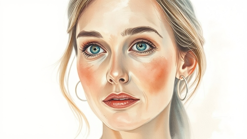 50대 이상 눈 노화 개선 (watercolor 스타일)