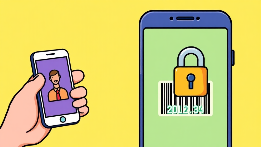 본인 인증, 왜 필요할까요? (cartoon 스타일)