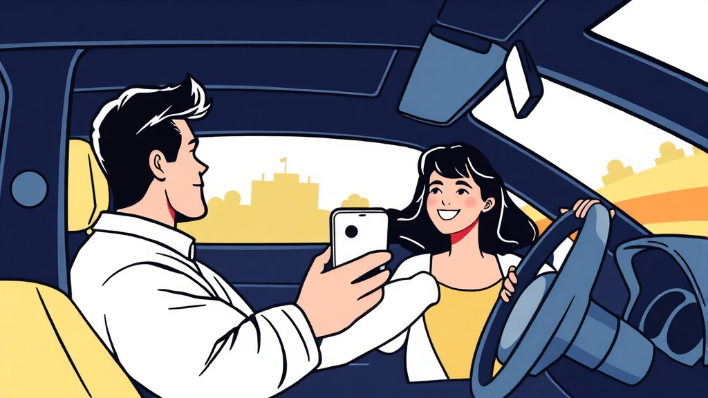 자동차 하루보험, 왜 필요할까요? (illustration 스타일)