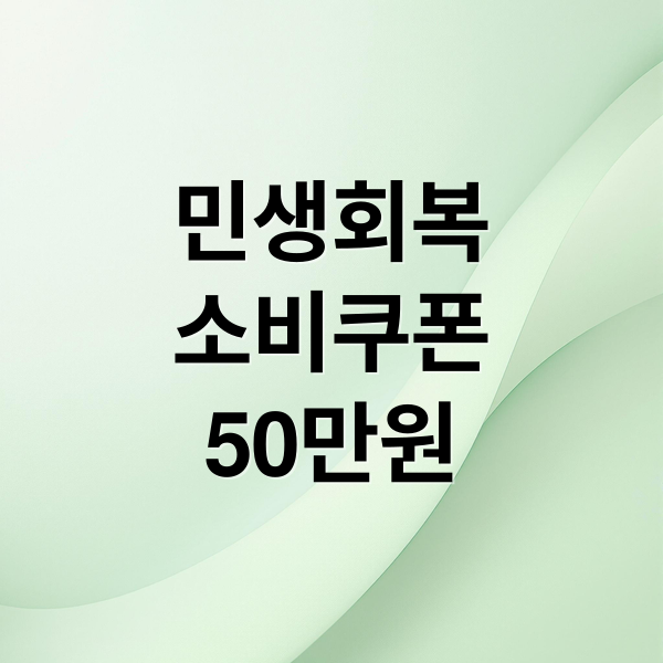 민생회복
소비쿠폰
50만원 (민생회복 소비쿠폰)