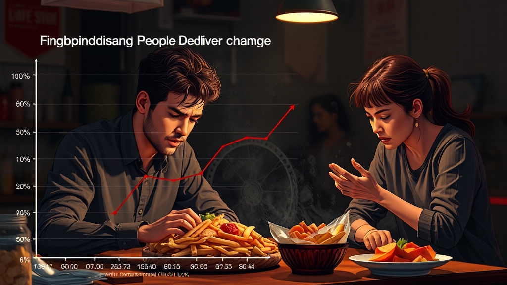 배민 수수료 변동 내역 & 영향 (realistic 스타일)