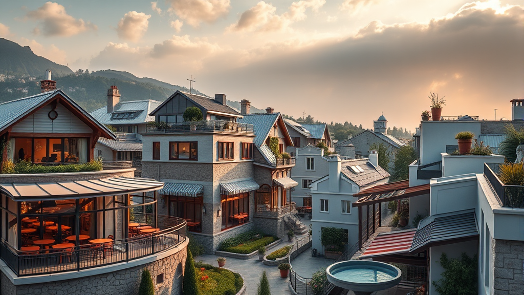 시설 및 설계, 꼼꼼히 따져보세요 (realistic 스타일)