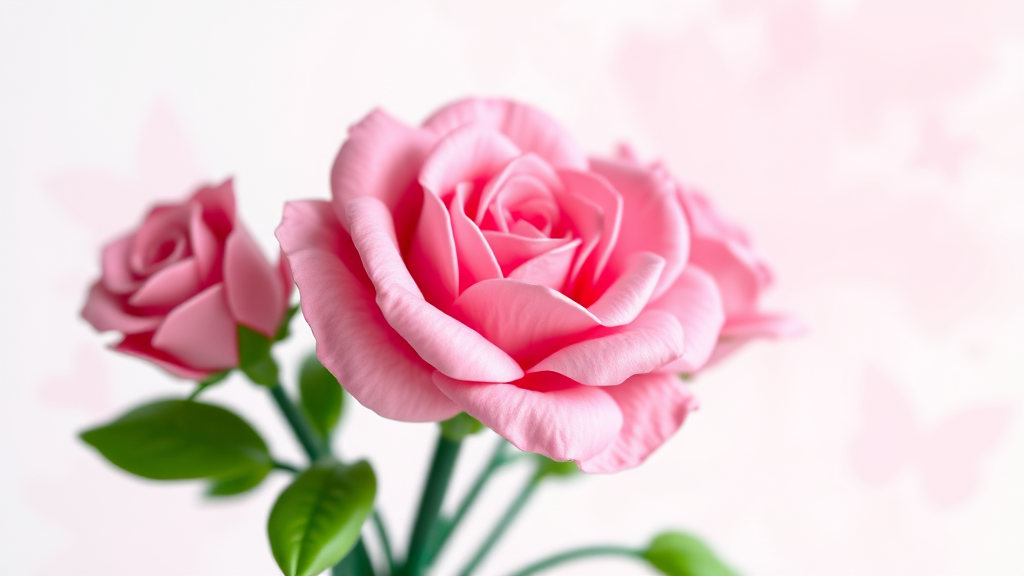 레고 꽃다발 추천 대상 (watercolor 스타일)