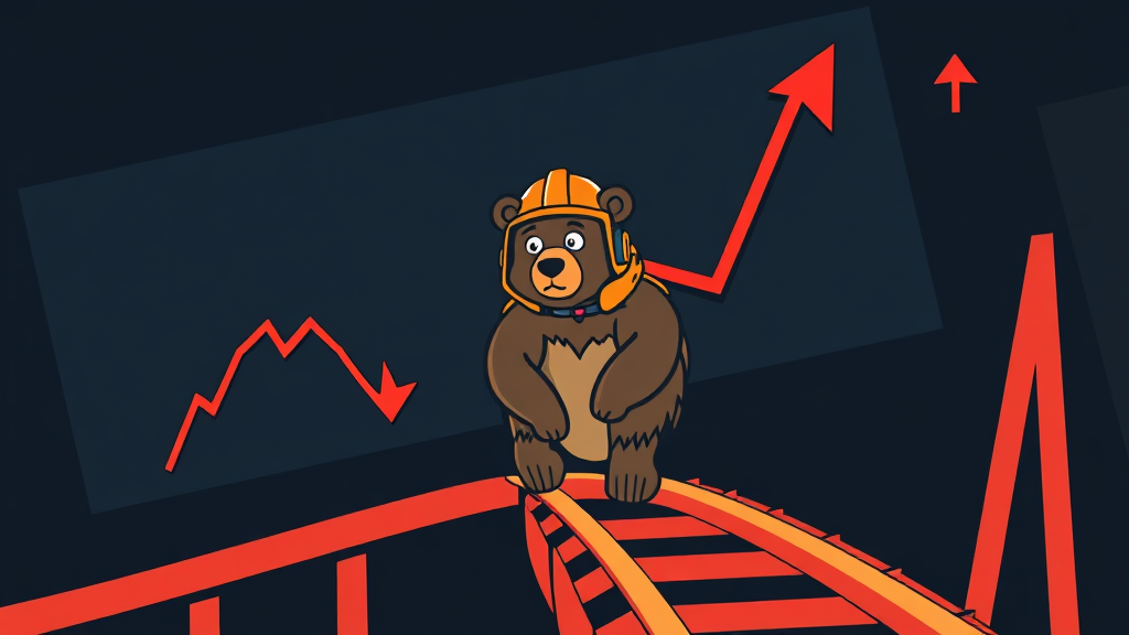 최근 주가 동향 분석 (illustration 스타일)