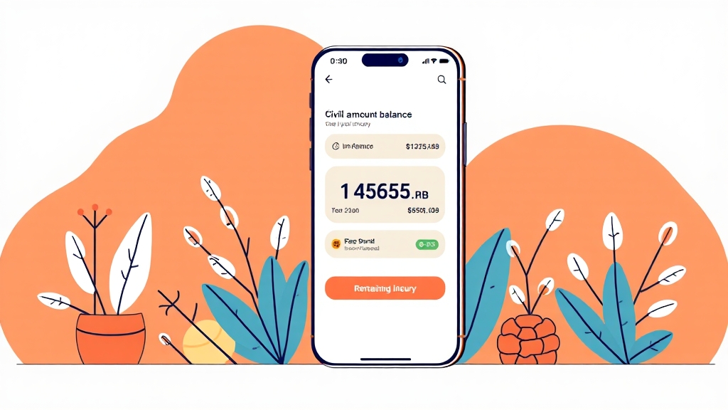 아이엠뱅크 카드 잔액 조회 (illustration 스타일)