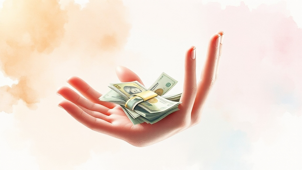 환급 신청, 이렇게 하세요! (watercolor 스타일)