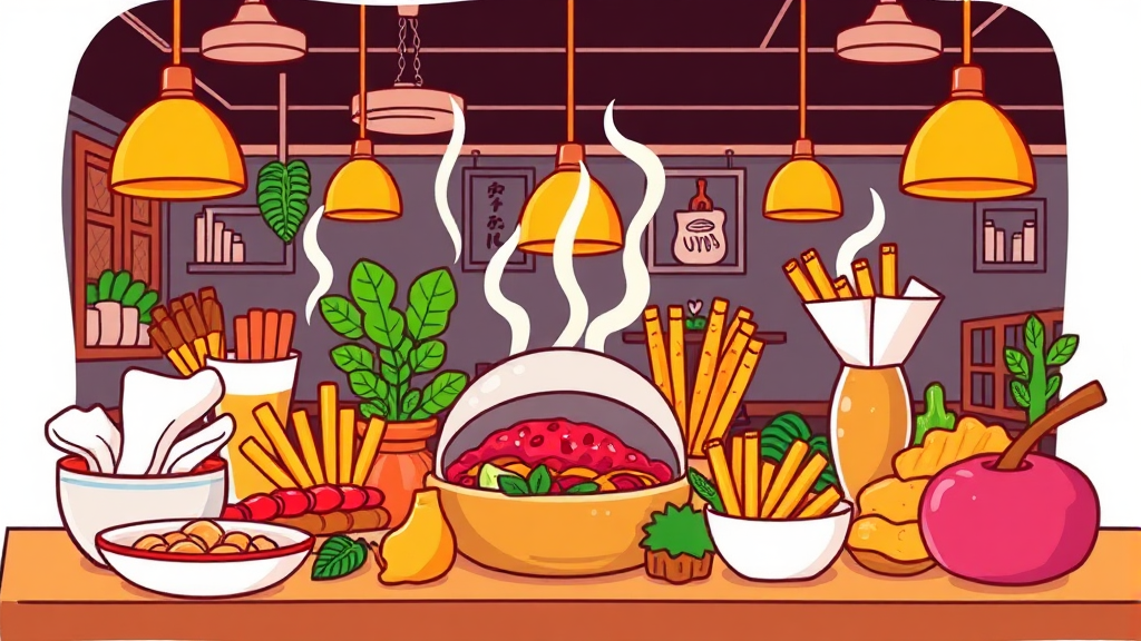 맛집 탐험 마무리 (cartoon 스타일)