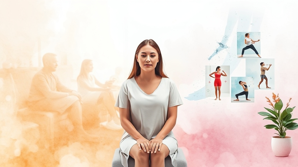 치료 효과 및 기대 수준 (watercolor 스타일)