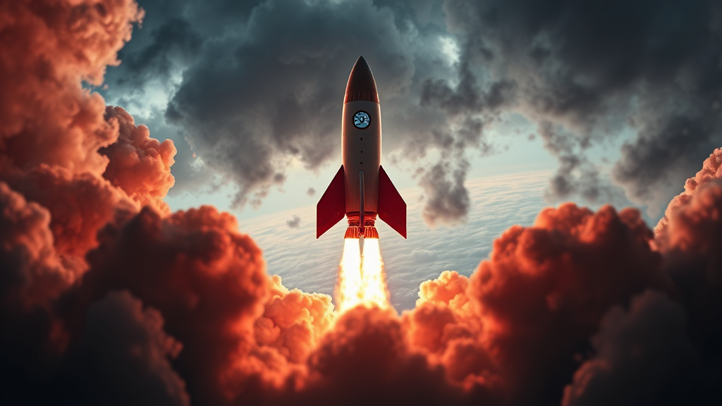 이노스페이스 로켓, 왜 실패했나? (realistic 스타일)