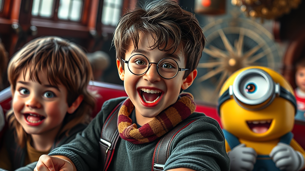 인기 어트랙션 후기 (realistic 스타일)