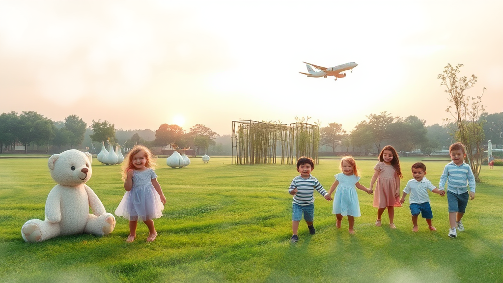 디스커버리 파크: 아이와 함께 떠나는 신나는 체험 놀이터 (watercolor 스타일)