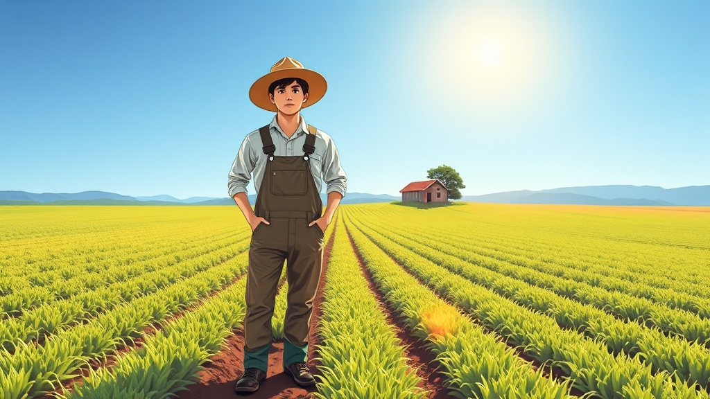 귀농 지원금 정책 개요 (illustration 스타일)