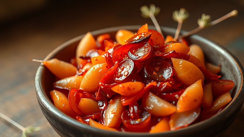 깍두기 버무리기 (realistic 스타일)