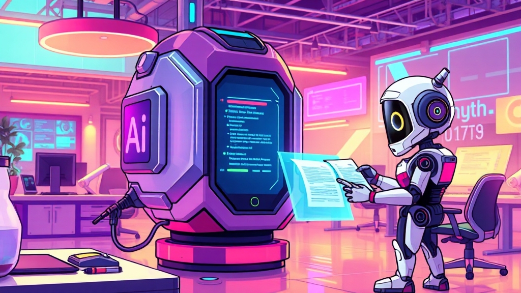 AI로 더 똑똑하게! (AI 요약, 챗GPT 연동) (cartoon 스타일)