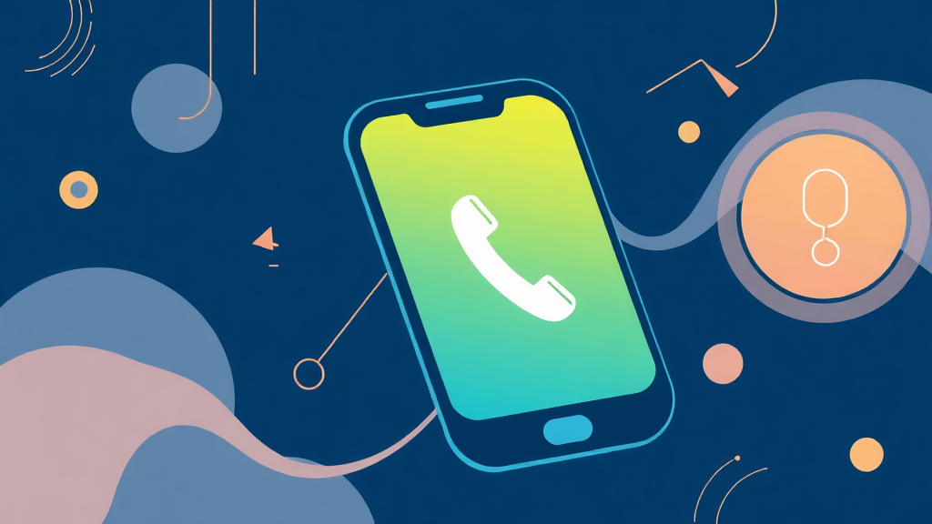 스팸/보이스피싱 전화, 미리 알아보는 방법 (illustration 스타일)