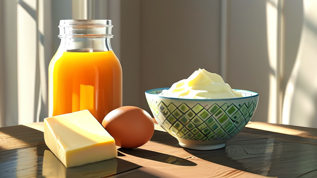 뼈 건강을 위한 칼슘과 비타민 D (realistic 스타일)