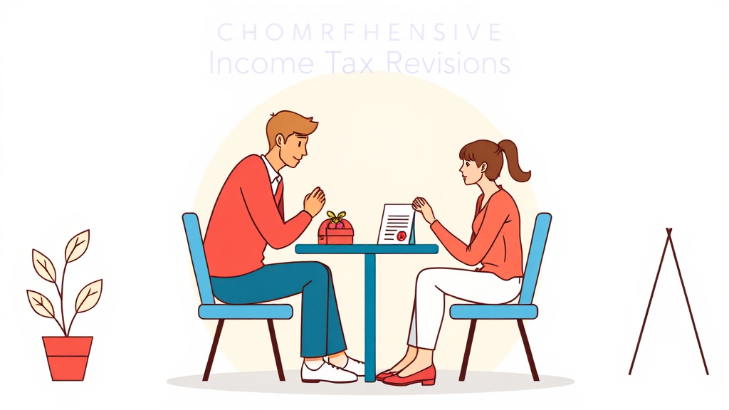 종합소득세 신고, 놓치기 쉬운 개정 사항과 주의점 (illustration 스타일)