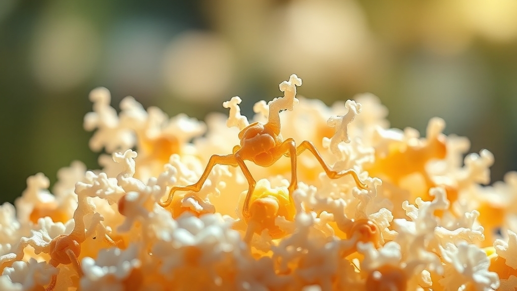 탄수화물 흡수 억제 원리 (realistic 스타일)