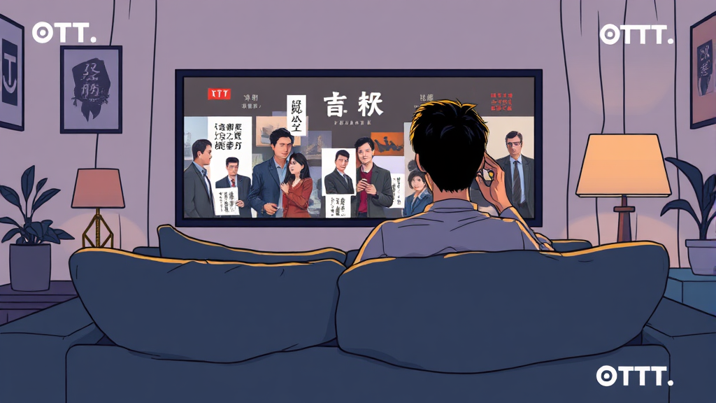 합법적인 드라마 다시보기: 안전하고 즐거운 시청 방법 (illustration 스타일)