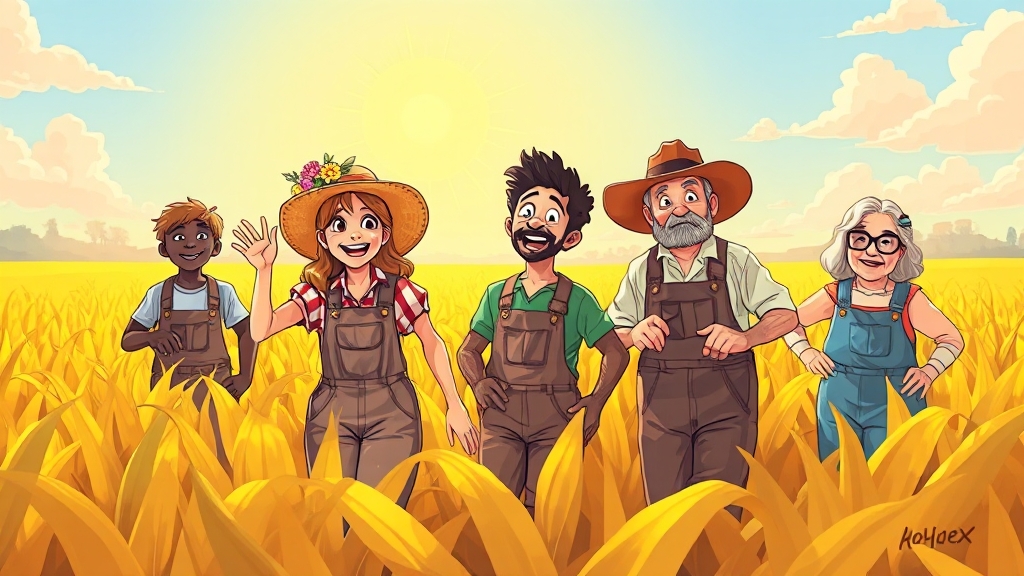 옥수수 꿈, 상황별 해석 (cartoon 스타일)