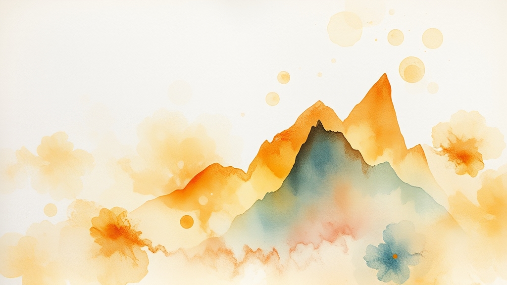 금 투자 방법, 뭐가 좋을까? (watercolor 스타일)
