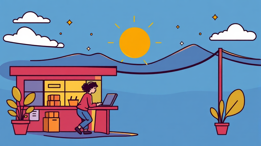 2026년 경영안정 바우처, 누가 받을 수 있나요? (cartoon 스타일)