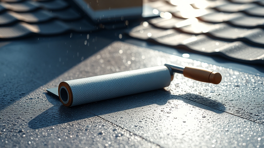 셀프 옥상 방수 테이프 시공 방법 (realistic 스타일)