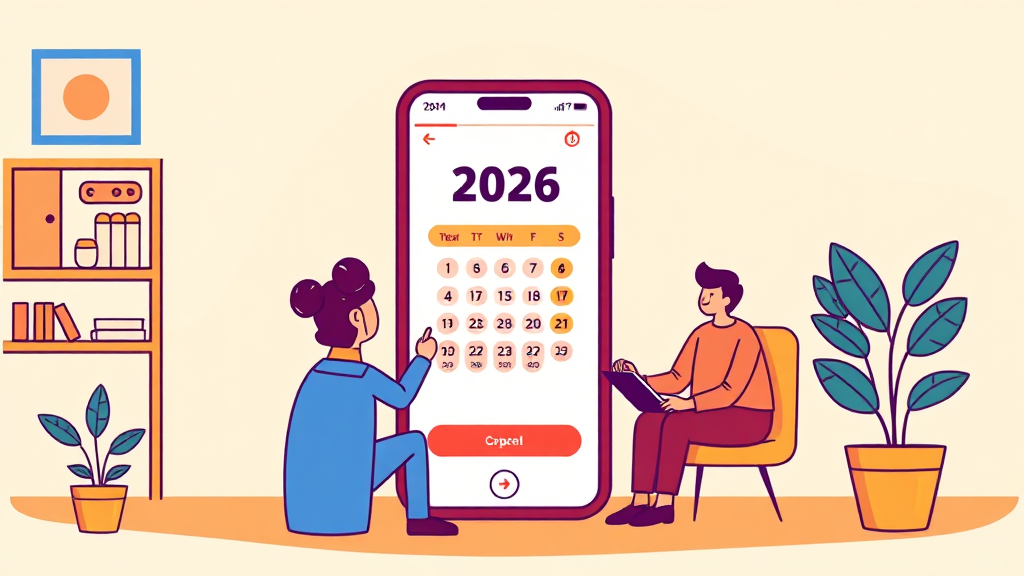 2026년 연말정산 기간 및 일정 (cartoon 스타일)