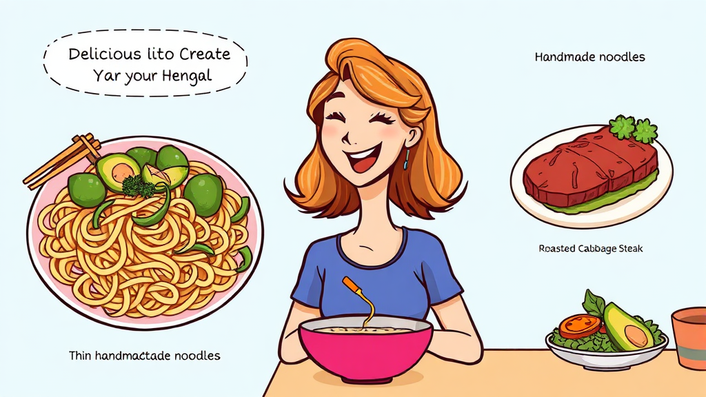 다이어트 식단 활용 꿀팁 (cartoon 스타일)