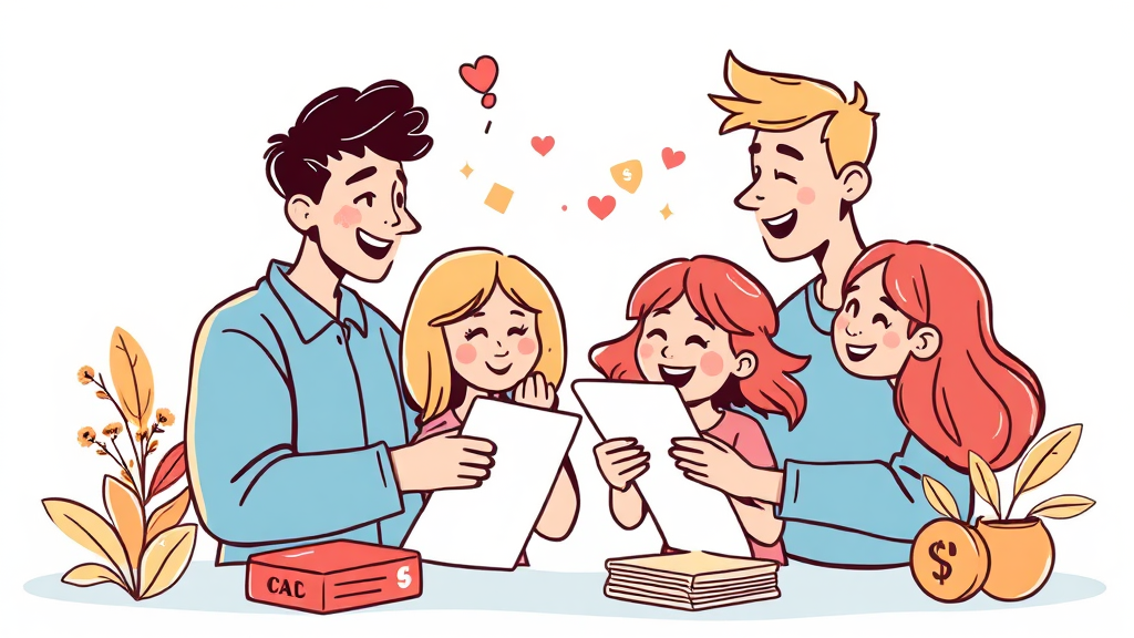 지역화폐 종류별 특징 비교 (illustration 스타일)