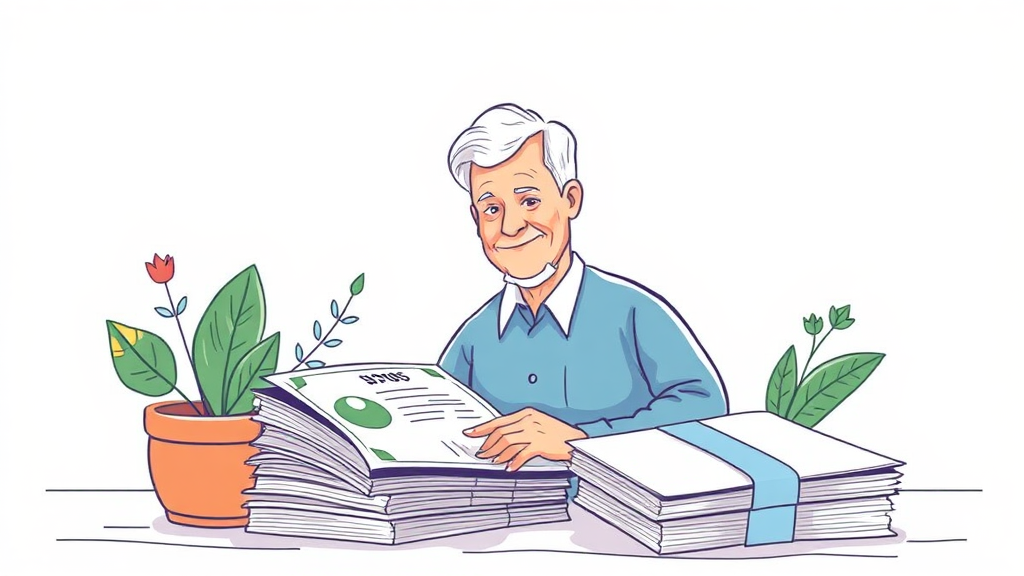 필요 서류 및 절차 (illustration 스타일)