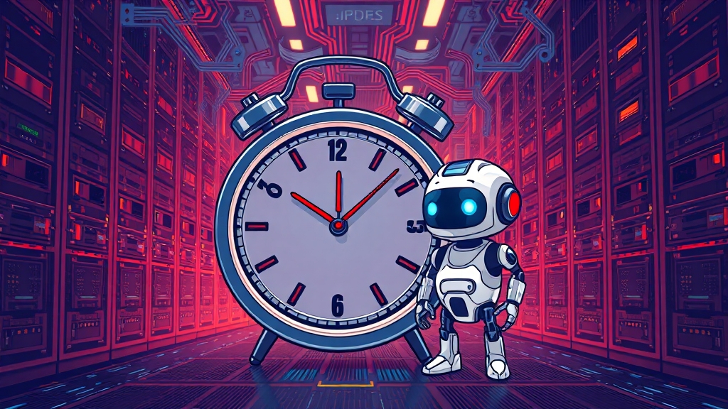 AI 서비스 전반, 속도 문제는? (illustration 스타일)