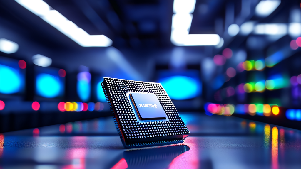 기업 소식: SK하이닉스 실적과 삼성전자 노조 동향 (realistic 스타일)