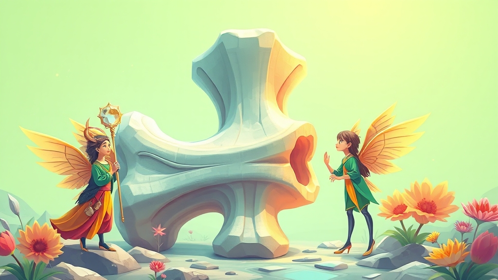 뼈 건강 지킴이, 비타민D3 K2 (illustration 스타일)