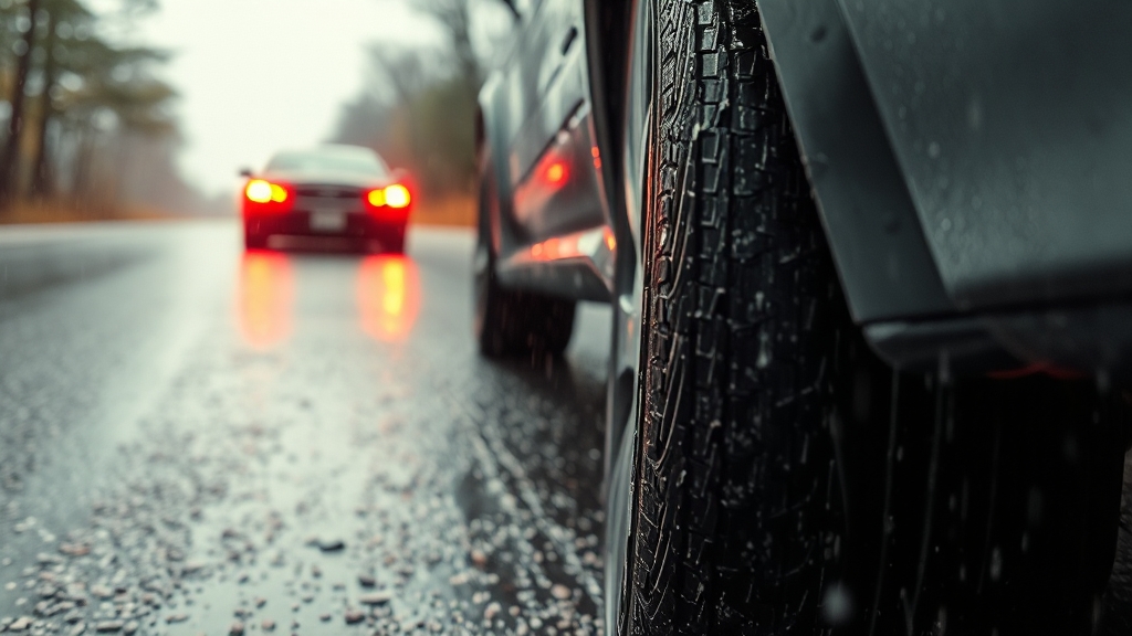 타이어 교체, 왜 중요할까요? (realistic 스타일)