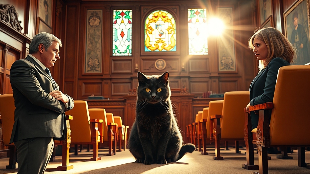 냥육권 분쟁: 원인, 유형, 해결 방안 (realistic 스타일)