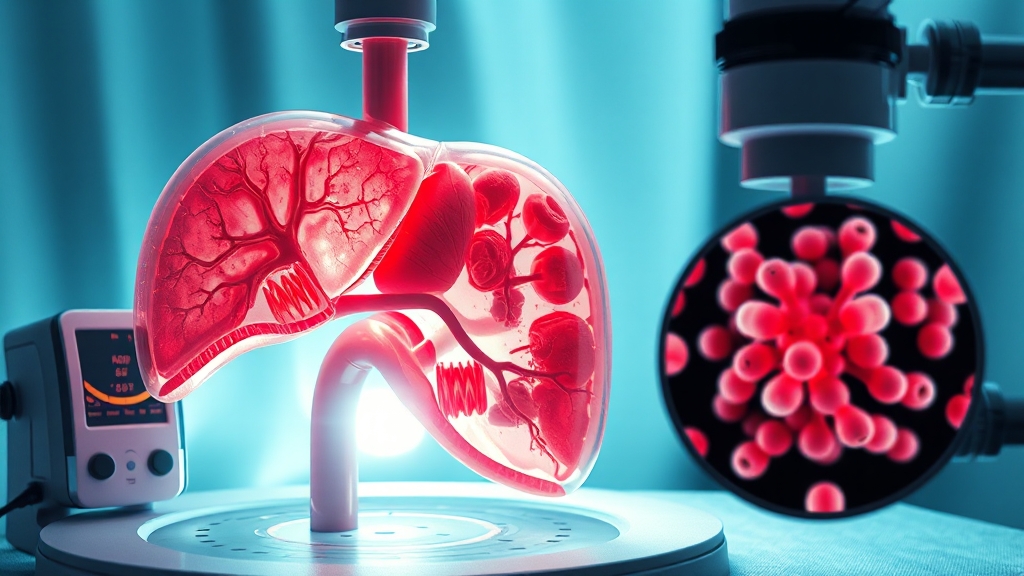 간암 진단, 어떤 검사를 할까요? (realistic 스타일)