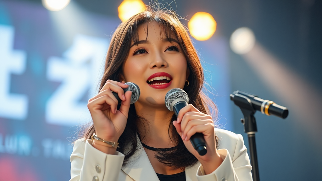 김유리 주요 방송 활동 (realistic 스타일)