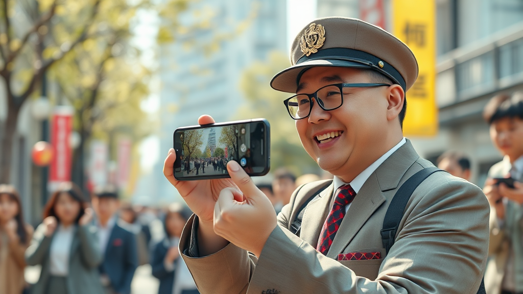 충주맨의 공직 생활: 충TV 채널의 탄생과 성장 (realistic 스타일)