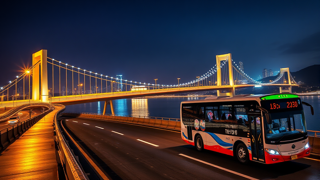 야경 투어 완벽 정보 (realistic 스타일)