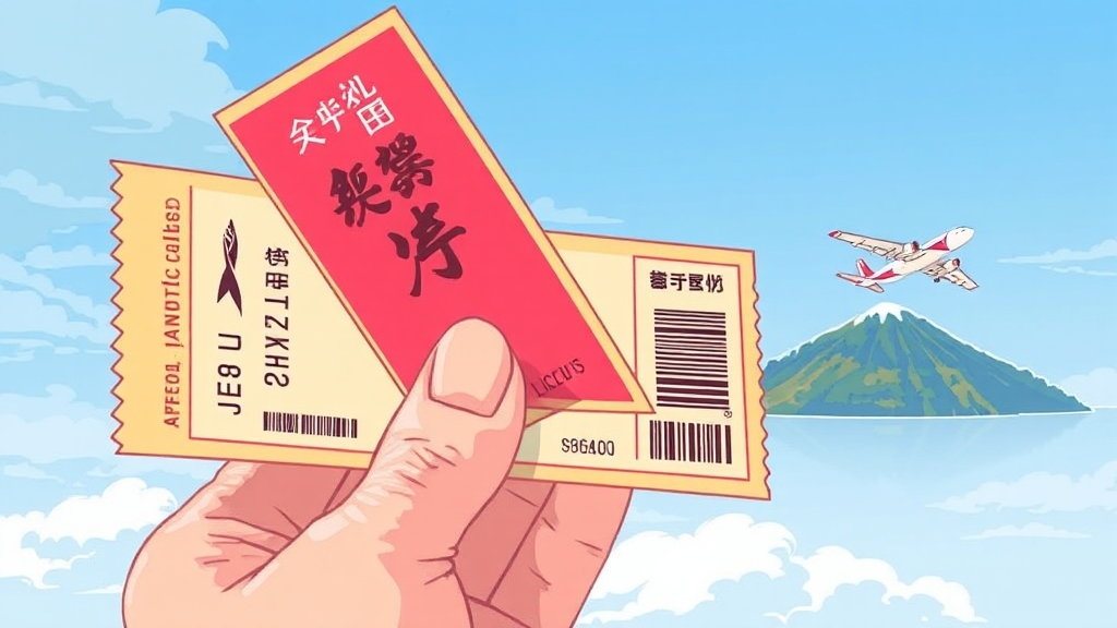 특가 항공권, 예매 성공 전략 (illustration 스타일)