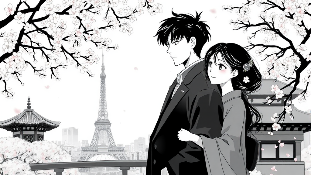 경도 드라마: 흥미로운 줄거리 (illustration 스타일)