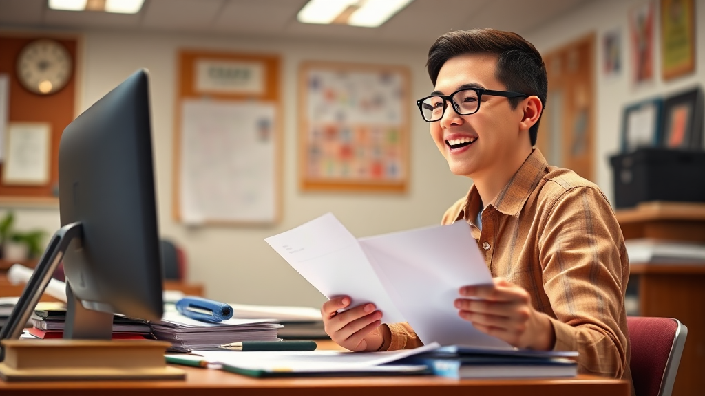 합격 후 등록 절차 안내 (realistic 스타일)