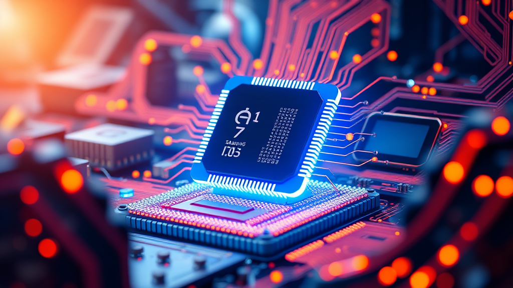 HBM4와 메모리 경쟁: AI 반도체 생태계의 변화 (realistic 스타일)