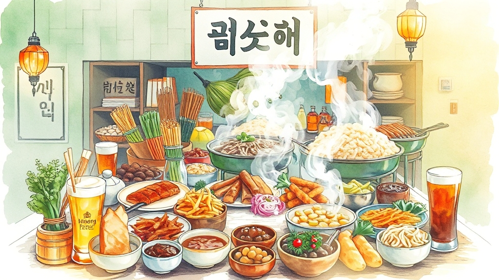 셀프바 & 사이드 메뉴 완전 정복 (watercolor 스타일)