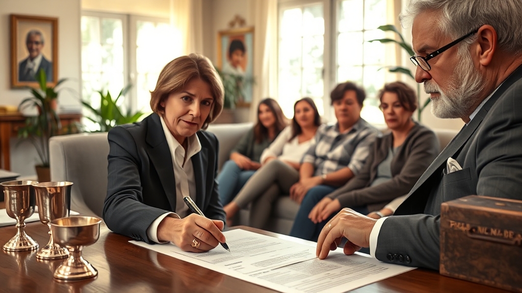 상속세 절세부터 분쟁 예방까지 현명한 상속 계획 A to Z 6 유언장 작성, 분쟁 예방 첫걸음 (realistic 스타일)