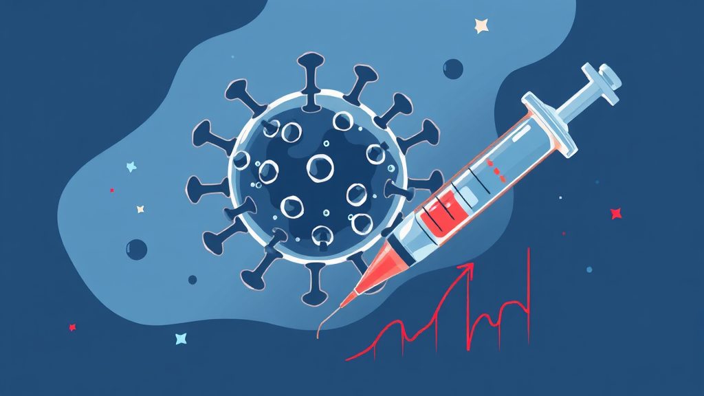 감기 시 혈당 관리 중요성 (illustration 스타일)