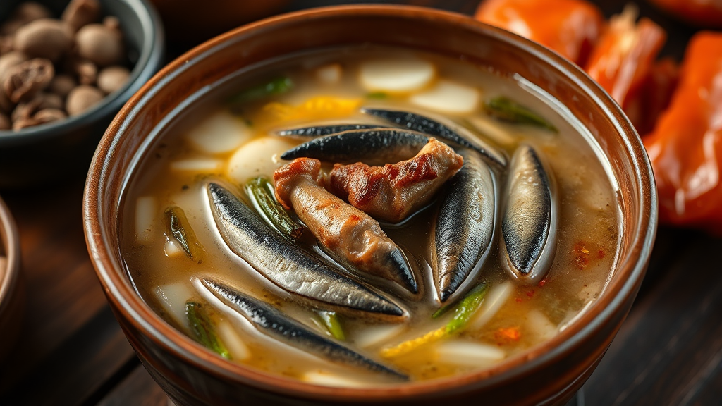 9곡 육수의 비밀 (realistic 스타일)