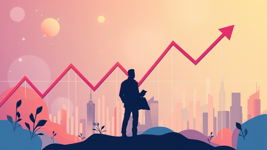 하나금융지주 주가 현황 (illustration 스타일)