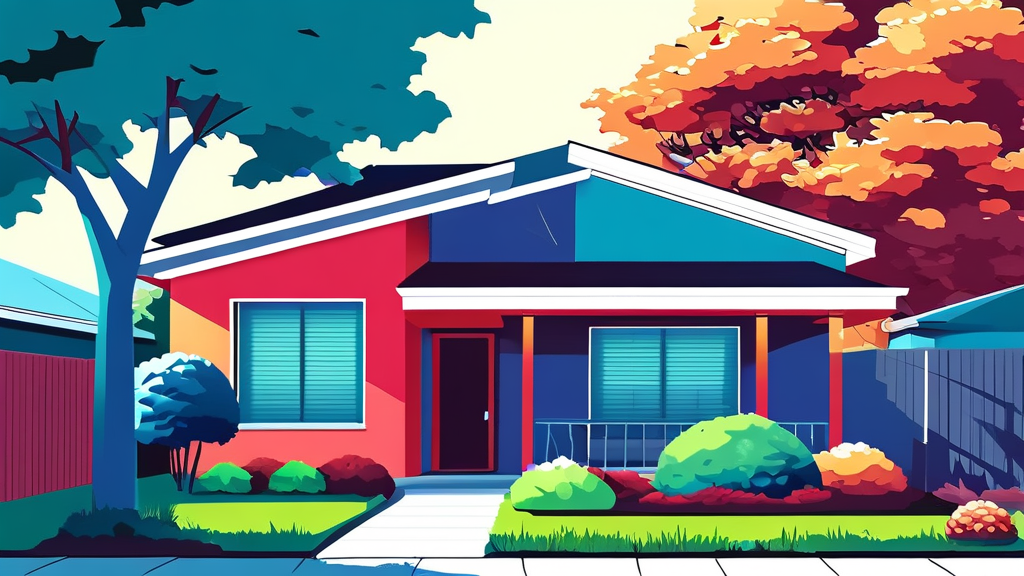 정책의 주요 목적: 부동산 시장 안정과 투기 방지 (cartoon 스타일)